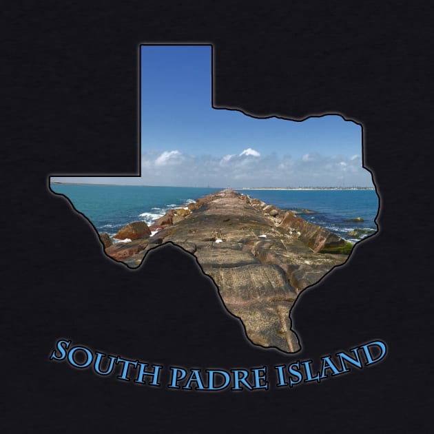 Texas State Outline (South Padre Island Jetty) by gorff